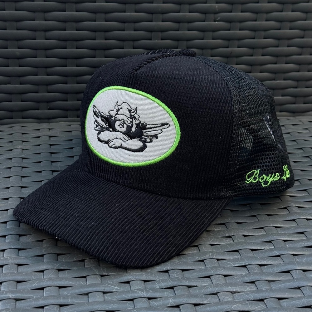 Boys Lie Black Trucker Hat